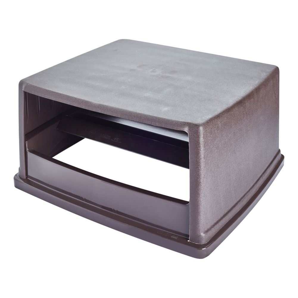 Rubbermaid Brown Top w/ Doors for Glutton&reg Container #656902