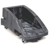 Rubbermaid&reg; Slim Jim&reg; Black Linking Trolley