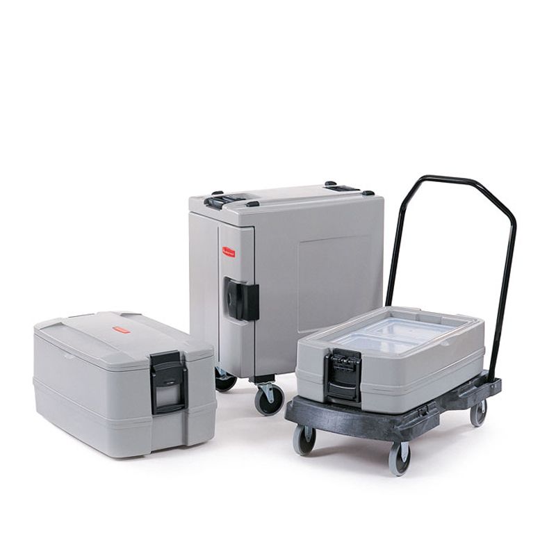 Rubbermaid Black Caterer's Trolley for CaterMax&trade; Carriers