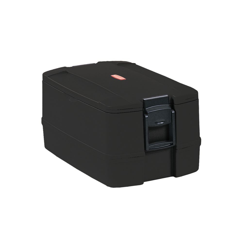 Rubbermaid CaterMax&trade; 50 Black Insulated 4-Pan Food Pan Carrier