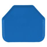 Cambro&reg; Amazon Blue 14" x 18" Trapezoid Camtray&reg;