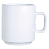 Cardinal Arcoroc Candour White Porcelain 11 Oz. Mug
