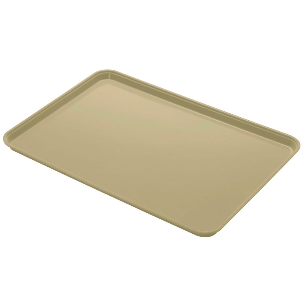 Cambro&reg; Tan 12-3/4" x 20-7/8" Camlite&reg; Tray