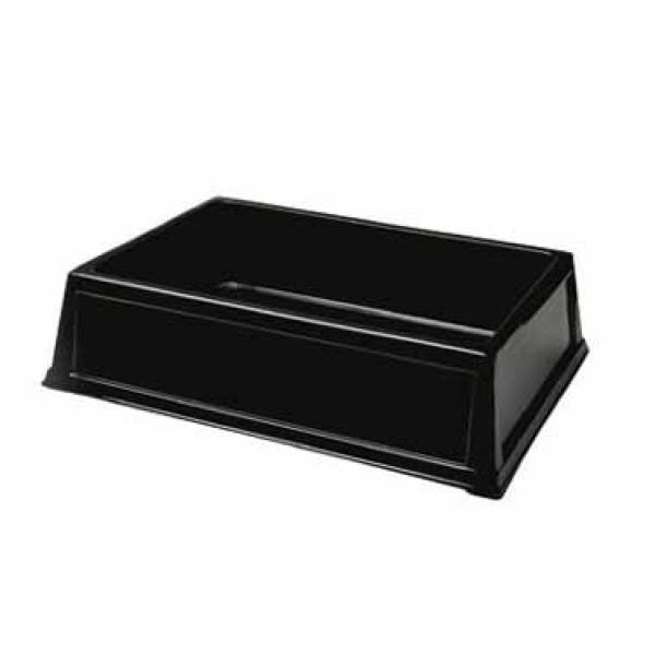 Lakeside&reg; Geneva Black Insulated Beverage Bin