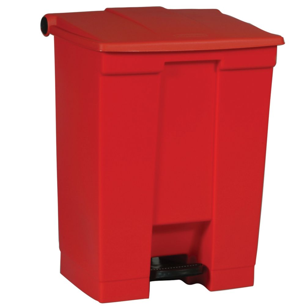 Rubbermaid Red 18 Gal Step-On Container
