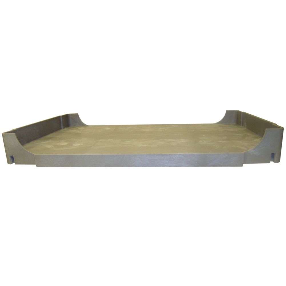 Rubbermaid Beige Middle Shelf for 4525 Flat Shelf Utility Cart