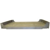 Rubbermaid Beige Middle Shelf for 4525 Flat Shelf Utility Cart