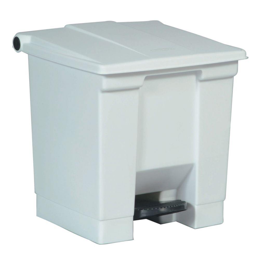 Rubbermaid White 8 Gal Step-On Container
