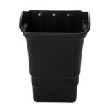 Rubbermaid Black 8 Gal Refuse Bin for Utility Carts