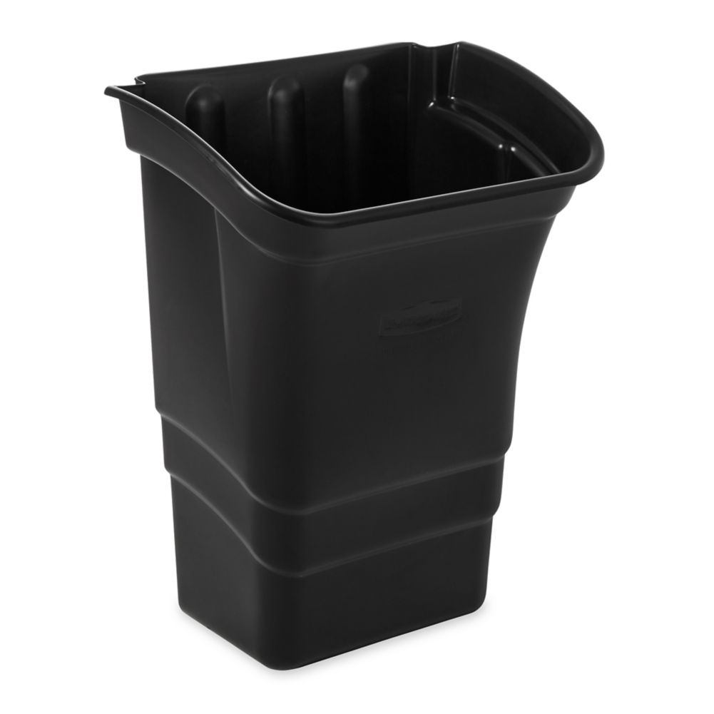 Rubbermaid Black 8 Gal Refuse Bin for Utility Carts