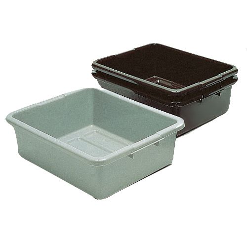 Rubbermaid Brown Undivided 7 Gal Bus / Utility Box