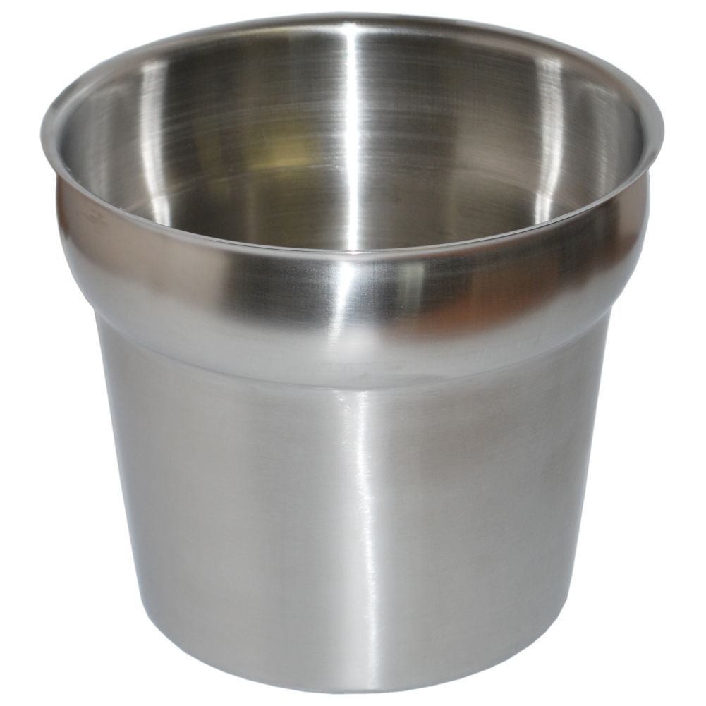 Adcraft&reg; 7 Qt. Stainless Steel Steam Table Pan Vegetable Inset