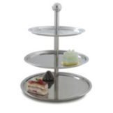 Allegro Three Tier Display Stand, S/S, 15-3/4"