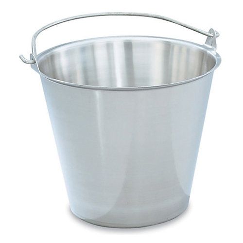 Vollrath Tapered S/S 14.75 Qt. Dairy Pail w/ Handle