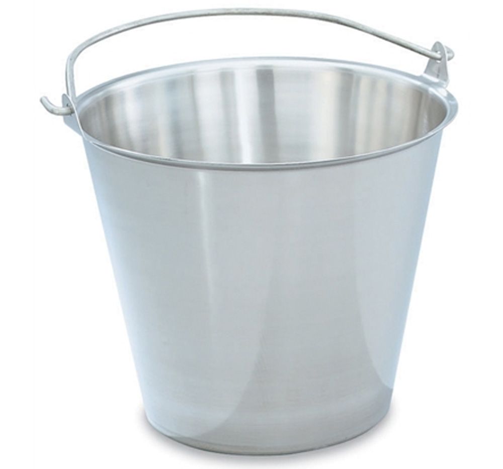 Vollrath Tapered S/S 23 Qt. Dairy Pail