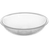 Round Pebbled Bowl, Clear, 19.2 oz