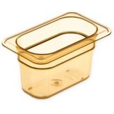 Top Notch&reg; 1/9 Size Food Pan, Amber, 1 Qt
