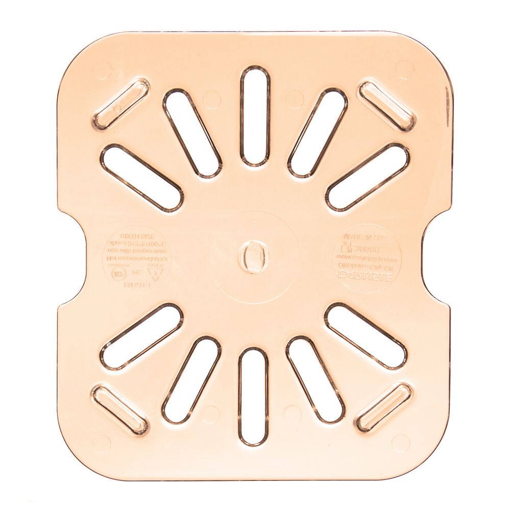 Top Notch&reg; 1/6 Size Drain Shelf, Amber