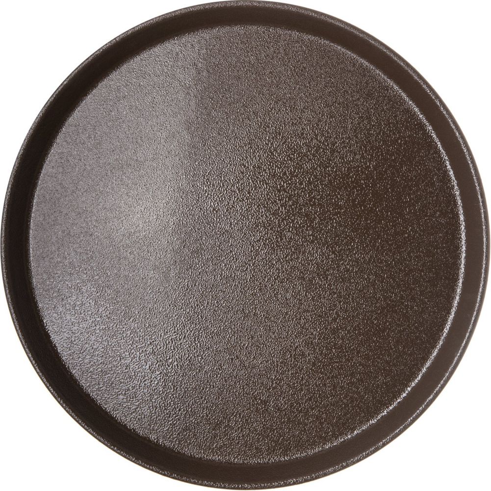 Carlisle Round GripTite&trade; Tray, Toffee Tan, 14"