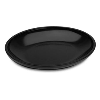 Delfin 6 Qt. Black Oval Metro Bowl