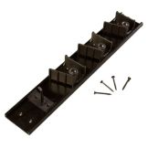 Carlisle Roll 'n Grip Broom and Brush Holder Kit, Plastic, 18"