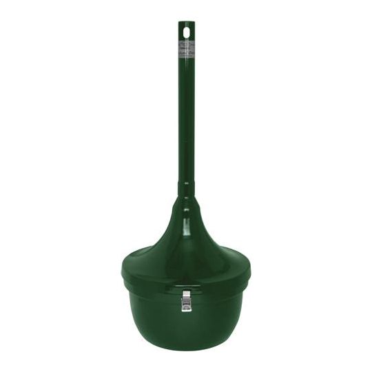 Ex-Cell Smokers' Oasis&trade; Hunter Green Cigarette Receptacle