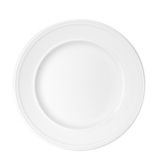 Bauscher&reg; Come4Table 6.4" White Steep Rim Flat Plate