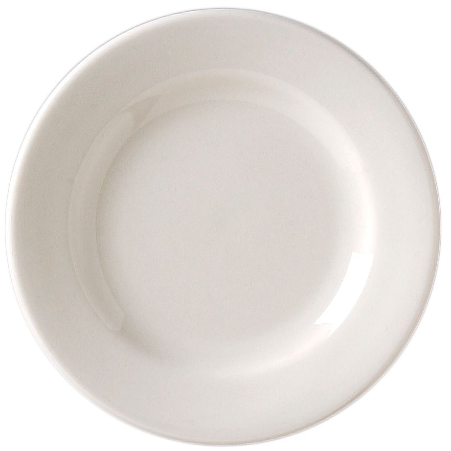 Vertex&reg; Vista Collection White 9-3/4" Rolled Edge Plate