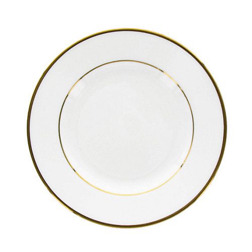 Homer Laughlin China Cavalier Diplomat Gold 7" Salad Plate