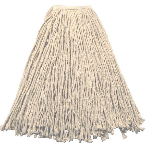 Continental Stinger 24 oz White Narrow Band Cotton Cut End Mop Head