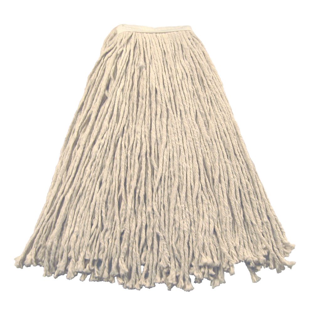 Continental Stinger 32 oz White Narrow Band Cotton Cut End Mop Head