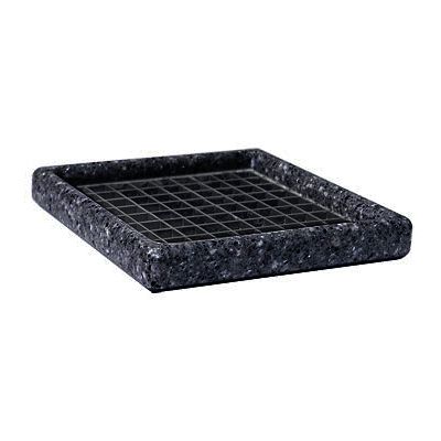 Gourmet Display&reg; 6" Black Serving Stone Drip Collector