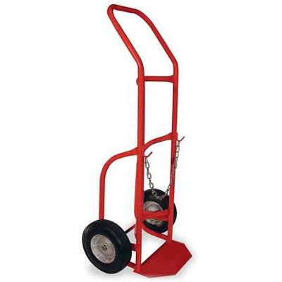 Dayton Steel Welding Cylinder Hand Truck, 7 x 14 Base, 48"