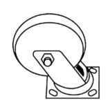 Swivel Caster for 4471 Cart