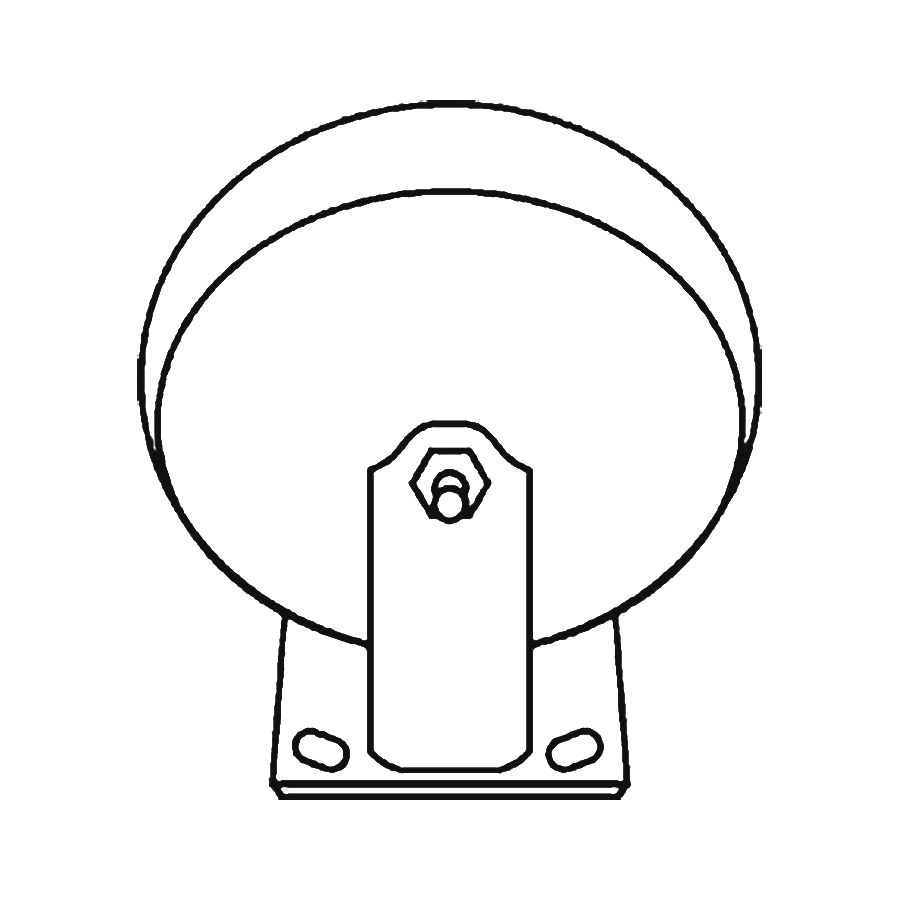Rigid Caster for 4471 Cart
