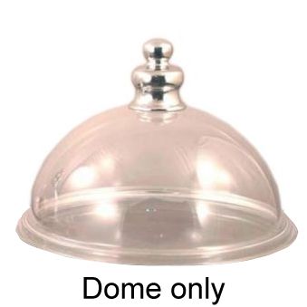 Dover Normandy Hotelware Lrg. Gourmet Dome w/ Polished Aluminum Handle