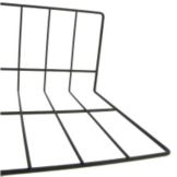 Elite Global Solutions 4 x 6 x 24 Black Wire Divider