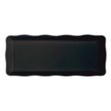 G.E.T. Bake and Brew&trade; Black 14 x 5-1/2" Melamine Platter