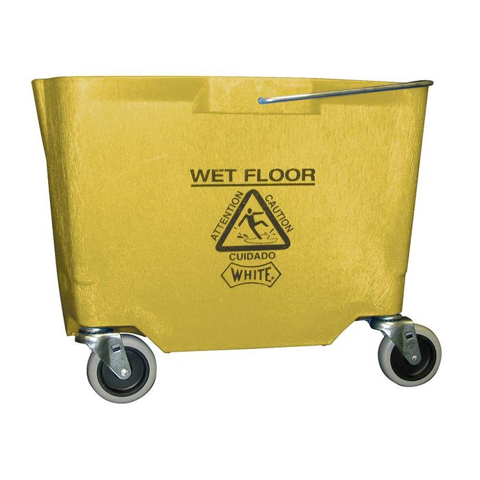 Impact&reg; 26-35 Qt. Yellow Bucket with Casters