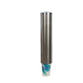 San Jamar&reg; Large Stainless Steel Pull-Type Water Cup Dispenser