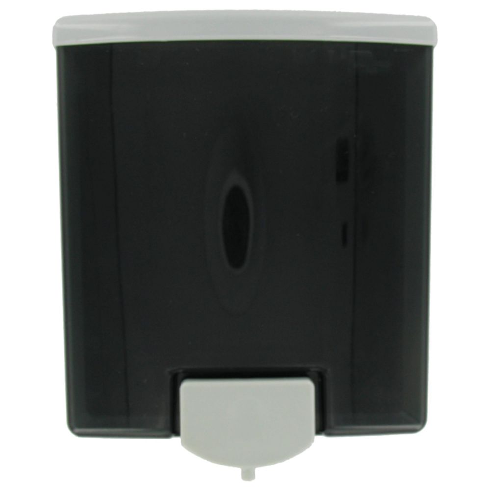Bobrick 40 Oz. Black / Gray Surface Mounted Soap Dispenser