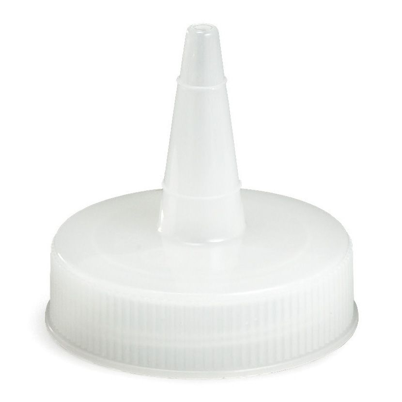 Tablecraft 24 Oz Standard Cone Tip Natural Squeeze Dispenser