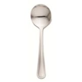 Brandware&reg; Classic Rim S/S 7" Round Bowl Soup Spoon