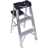 Step Ladder, Aluminum, 3'