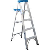 Aluminum Step Ladder, 5', 250 lb
