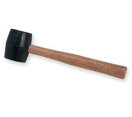 Westward Rubber Mallet Hammer, 13 oz Head, 13" Wooden Handle