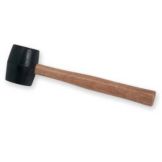 Westward Rubber Mallet Hammer, 13 oz Head, 13" Wooden Handle