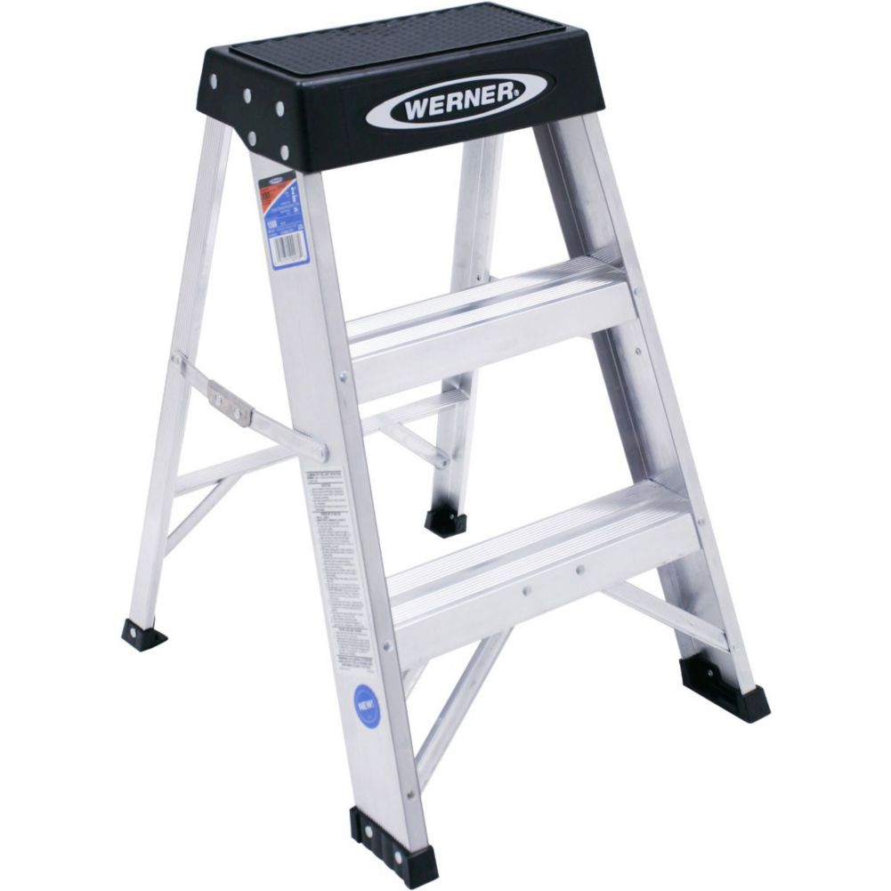 Step Ladder, Aluminum, 2'