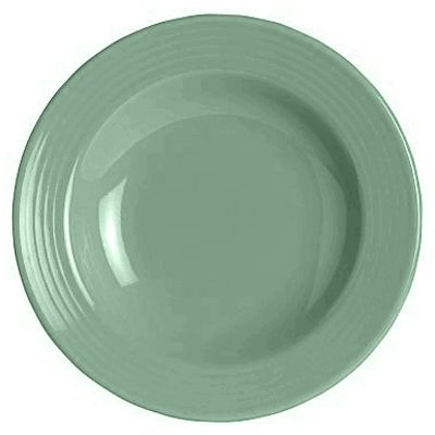 Steelite Anfora Tiffany Palm Leaf 8 Oz. Rim Soup Plate / Bowl