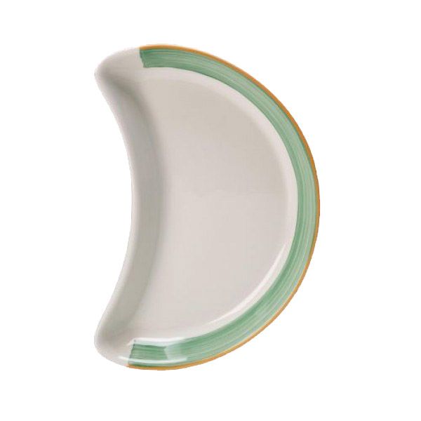 Steelite Simplicity Rio Green 8" Crescent Salad Plate